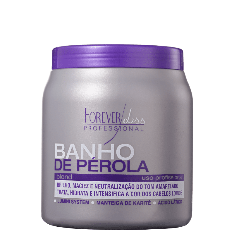 Forever Liss Professional Banho de Pérola - Máscara de Hidratação 1000g