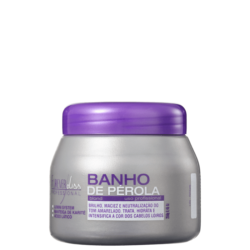 Forever Liss Professional Banho de Pérola - Máscara de Hidratação 250g