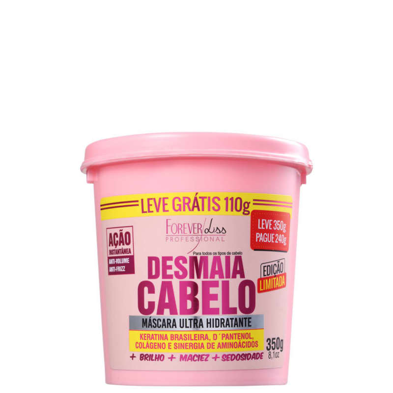 Forever Liss Professional Desmaia Cabelo - Máscara de Hidratação 350g
