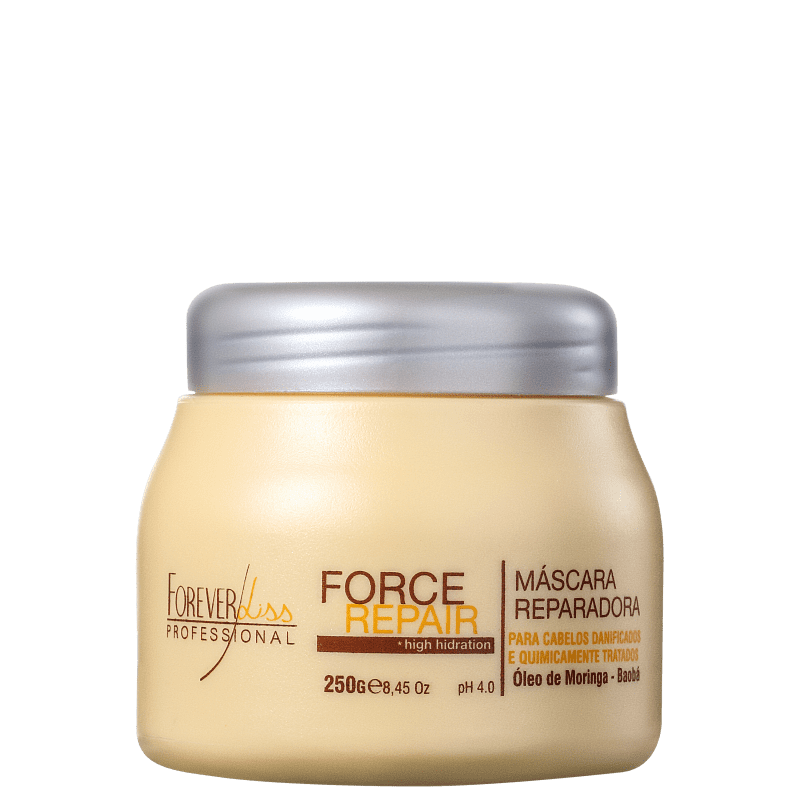 Forever Liss Professional Force Repair - Máscara Capilar 250g Menor preço em Forever Liss Professional Force Repair - Máscara Capilar 250g