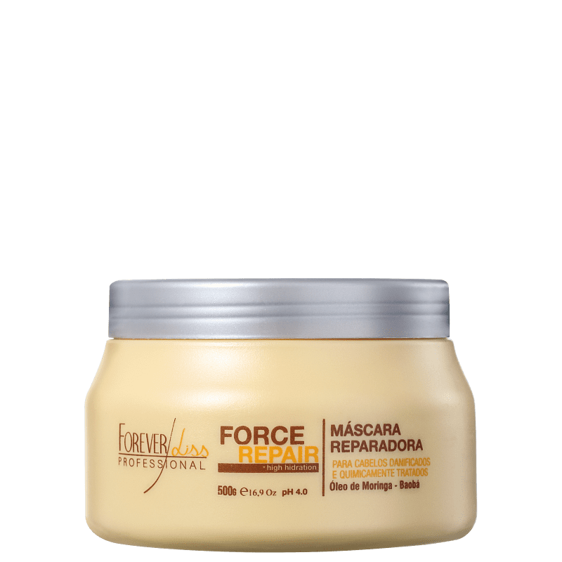 Forever Liss Professional Force Repair - Máscara Capilar 500g Menor preço em Forever Liss Professional Force Repair - Máscara Capilar 500g