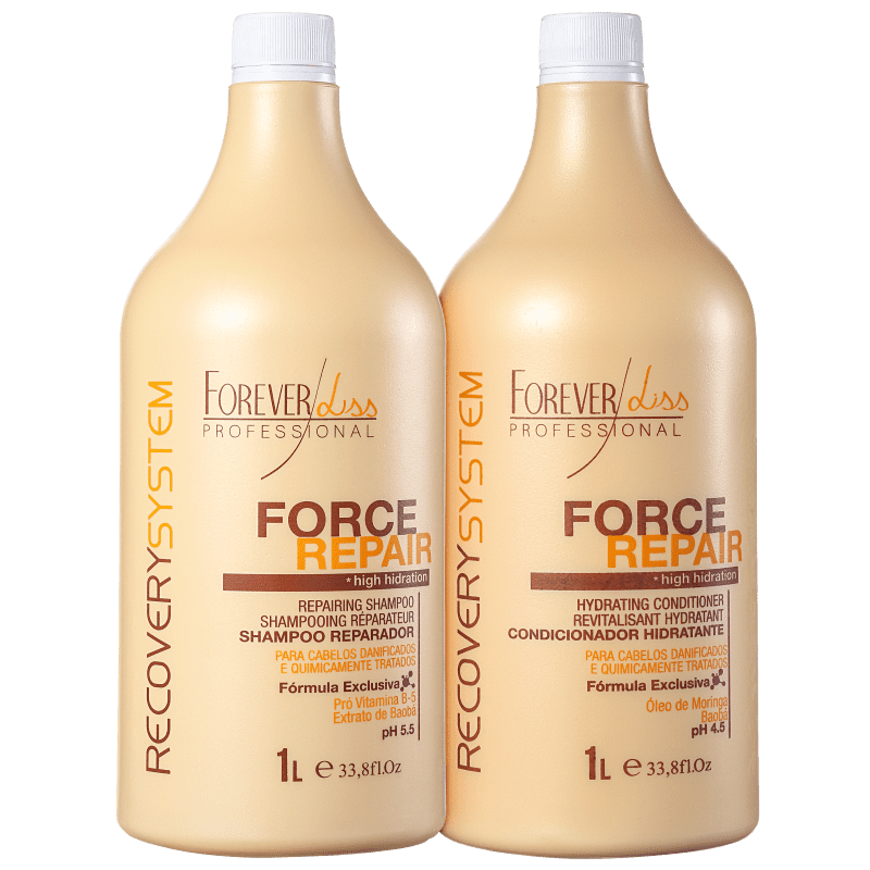 Kit Forever Liss Professional Force Repair Salon Duo (2 Produtos)