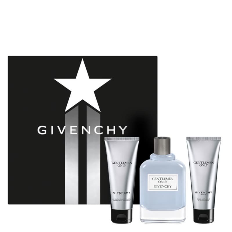 Conjunto Gentlemen Only Givenchy Masculino - Eau de Toilette 100ml + Shampoo 75ml + Pós-Barba 75ml