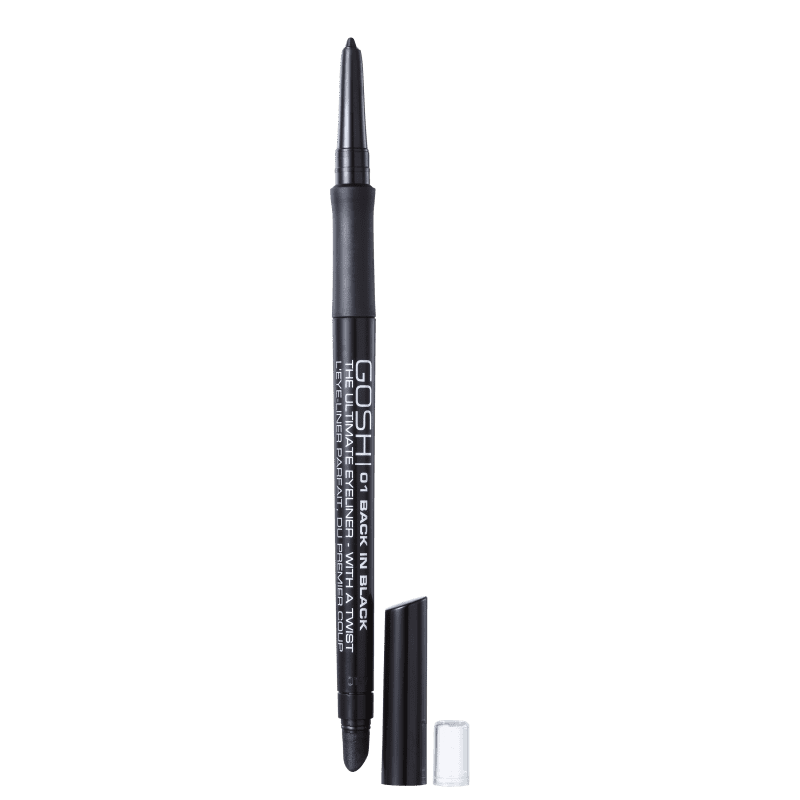 GOSH Ultimate Eyeliner With a Twist Black in Black - Lápis de Olho 4g