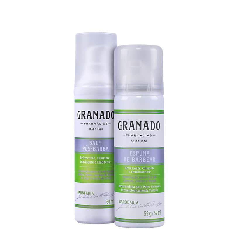 Kit Barba Granado Barbearia Duo Travel (2 produtos) Menor preço em Kit Barba Granado Barbearia Duo Travel (2 produtos)