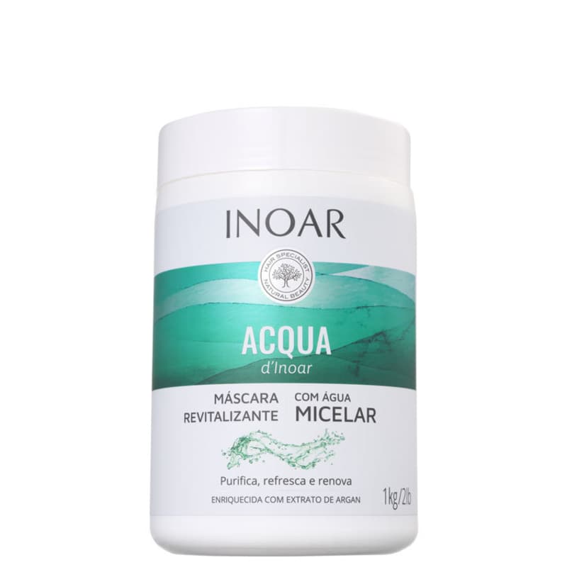 Máscara Acqua d'Inoar Micelar 1000g