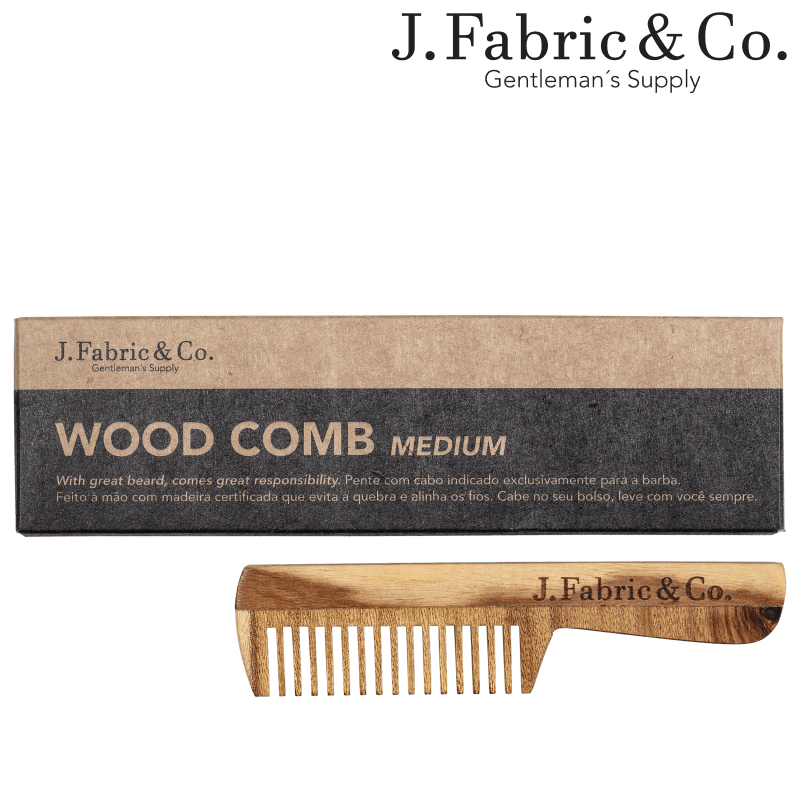 J. Fabric & Co. Wood Comb Medium - Pente
