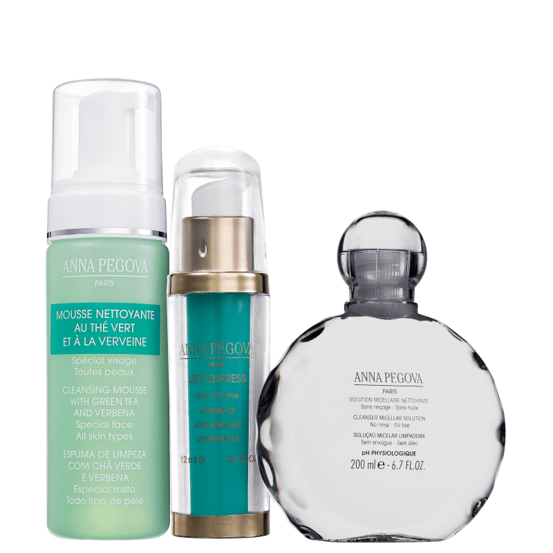 Kit Anna Pegova Limpeza e Anti-idade (3 produtos)