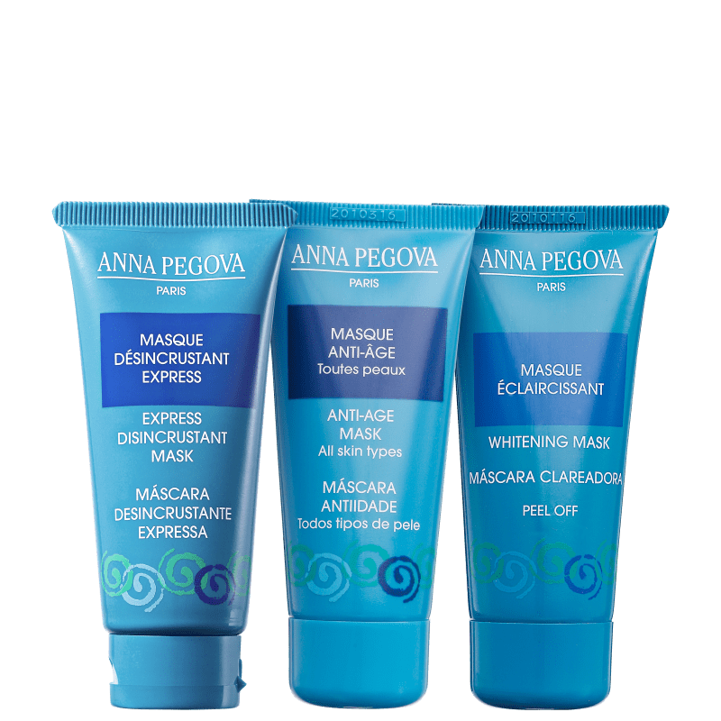 Kit Anna Pegova Máscaras Rejuvenescedoras (3 produtos)