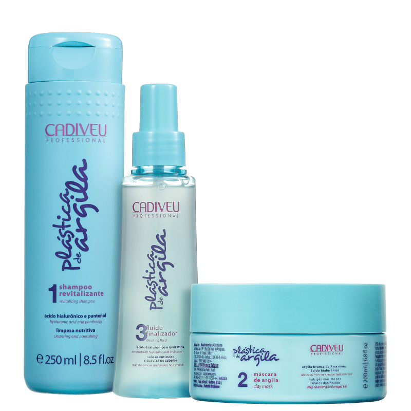 Kit Cadiveu Professional Plástica de Argila Home Care (3 Produtos)