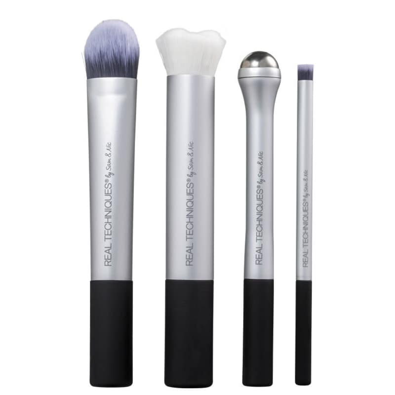 Kit de Pincéis Real Techniques Prep + Prime (4 Produtos)