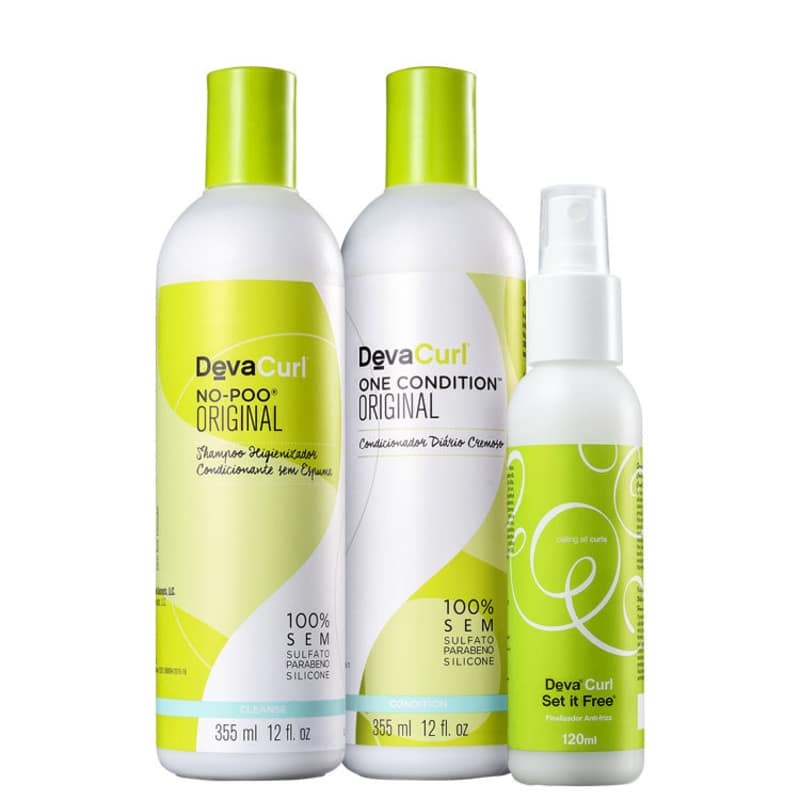 Kit Deva Curl Set It Free (3 Produtos) Menor preço em Kit Deva Curl Set It Free (3 Produtos)