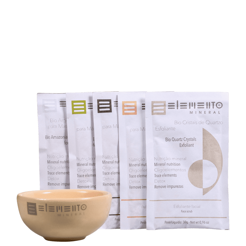 Kit Elemento Mineral Bio Argilas Purificante (6 produtos)