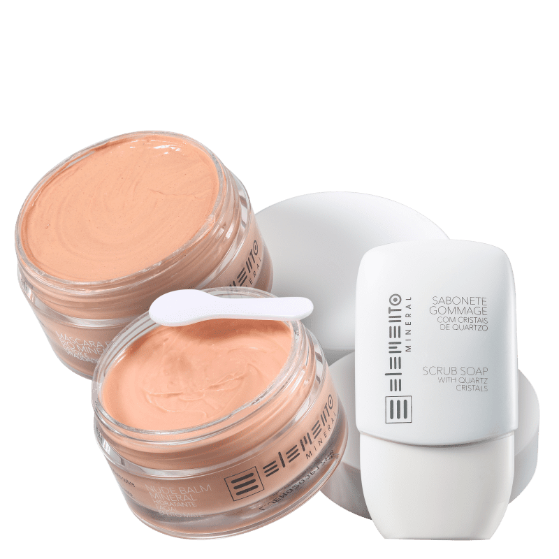 Kit Elemento Mineral Limpeza Hidratante (3 Produtos)
