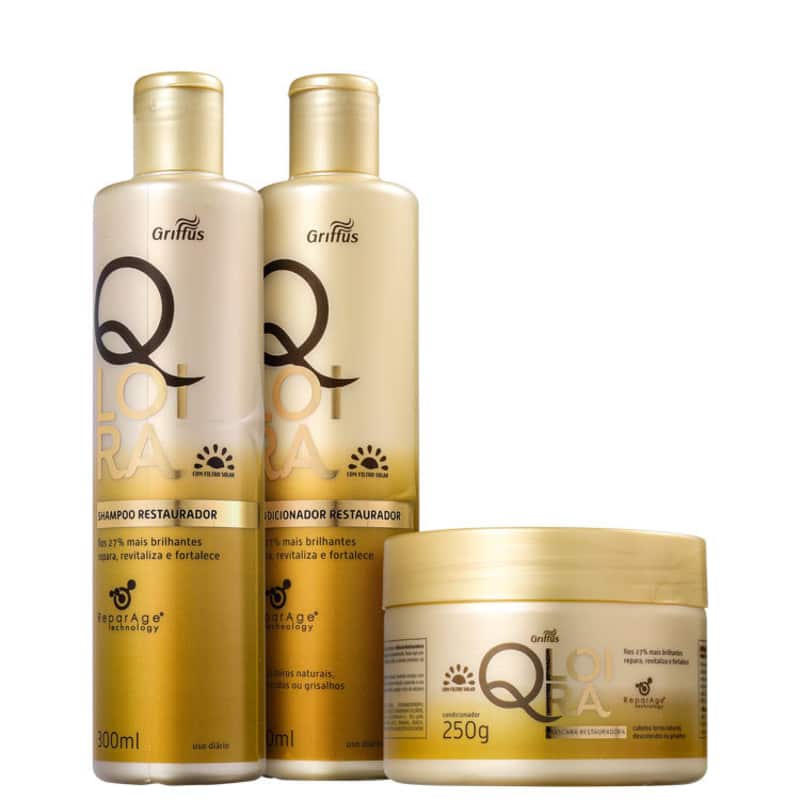 Kit Griffus QLoira Tratamento (3 Produtos)