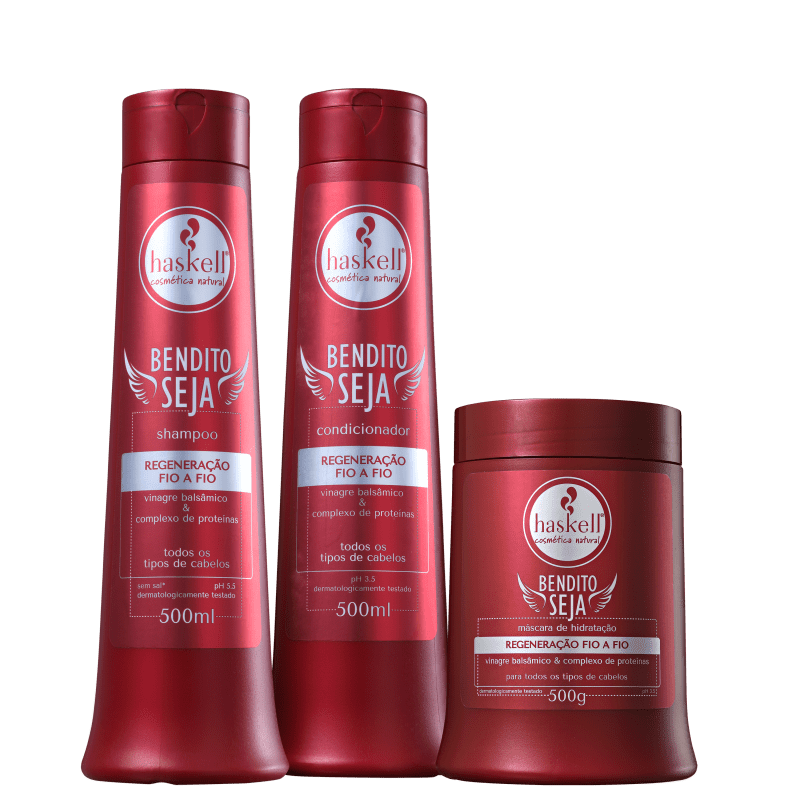 Kit Haskell Bendito Seja Regeneração Trio (3 Produtos)
