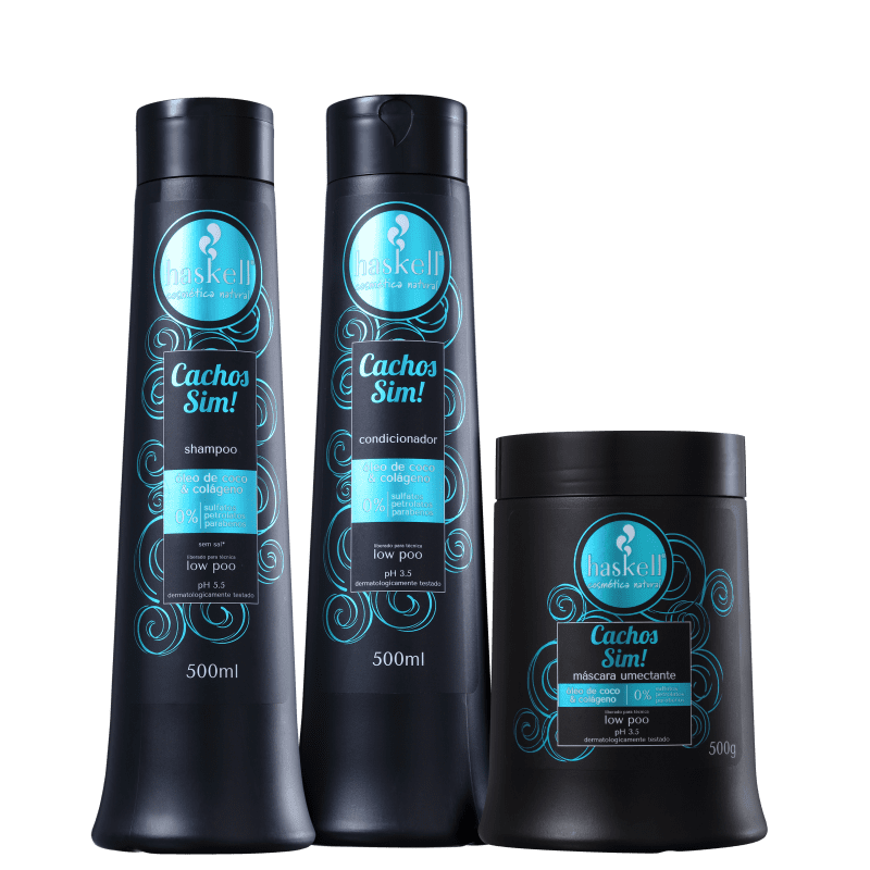 Kit Haskell Cachos Sim! Triplo (3 Produtos)