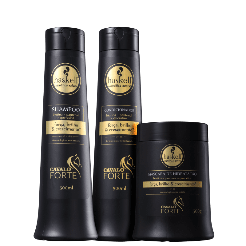 Kit Haskell Cavalo Forte Crescimento Saudável Trio (3 Produtos) Menor preço em Kit Haskell Cavalo Forte Crescimento Saudável Trio (3 Produtos)