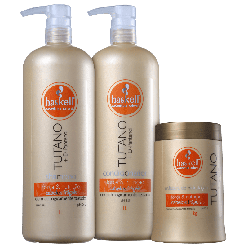 Kit Haskell Tutano Tratamento Salão (3 Produtos)
