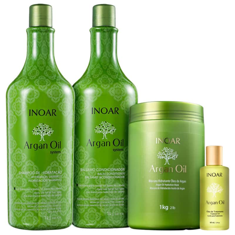 Kit Argan Oil System Salon Full (4 Produtos)