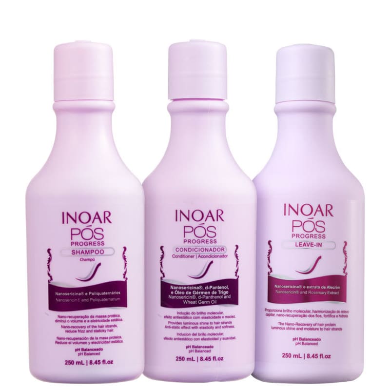 Kit Pós Progress Finalizador (3 Produtos)