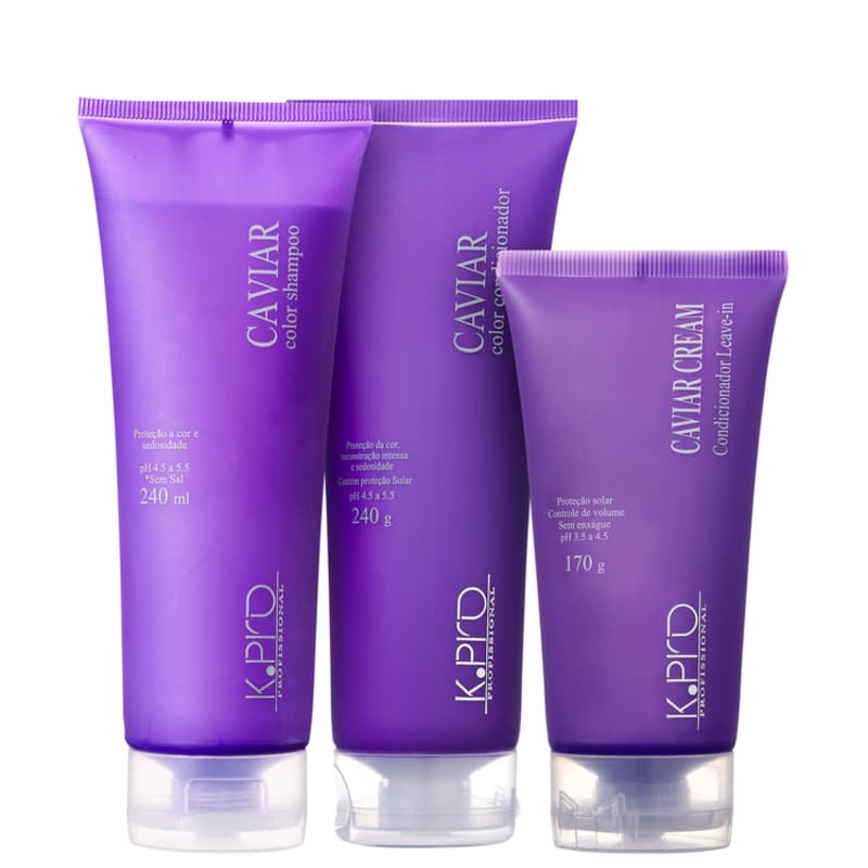 Kit K.Pro Caviar Cabelos Grossos (3 Produtos)