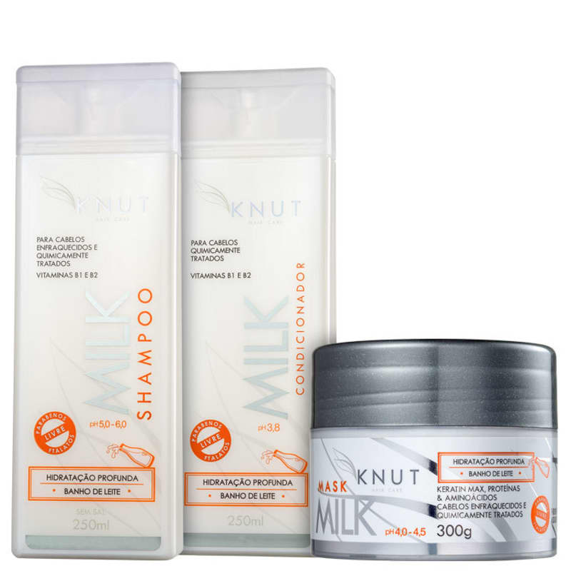 kit knut milk banho