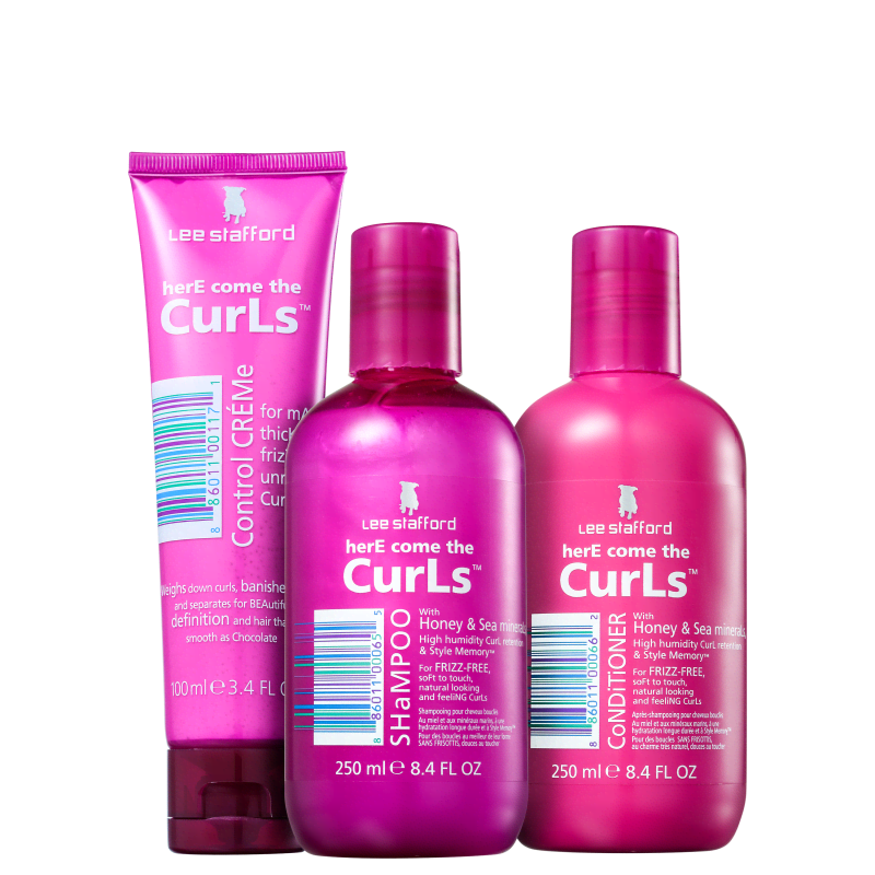 Kit Lee Stafford Here Come The Curls Controle (3 Produtos)