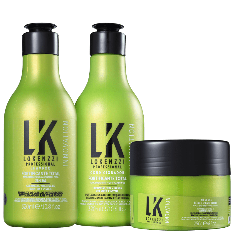 Kit Lokenzzi Fortificante Total Trio (3 Produtos)