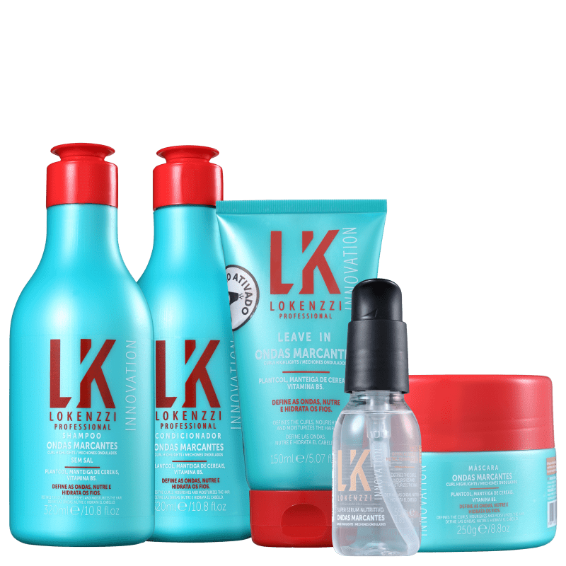 Kit Lokenzzi Ondas Marcantes Full (5 Produtos)