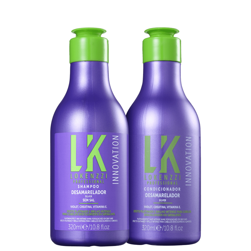 Kit Lokenzzi Silver Desamarelador Duo (2 Produtos)