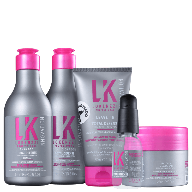Kit Lokenzzi Total Defense Full (5 Produtos)
