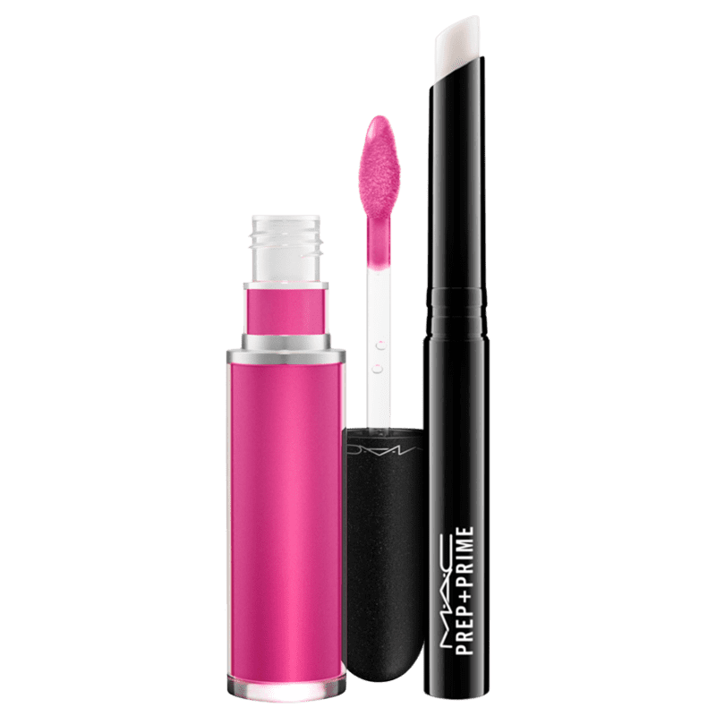 Kit M·A·C Retro Matte Liquid Tailored to Tease & Primer (2 Produtos)