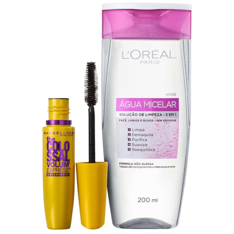 Kit Maybelline Cílios Impactantes (2 produtos)