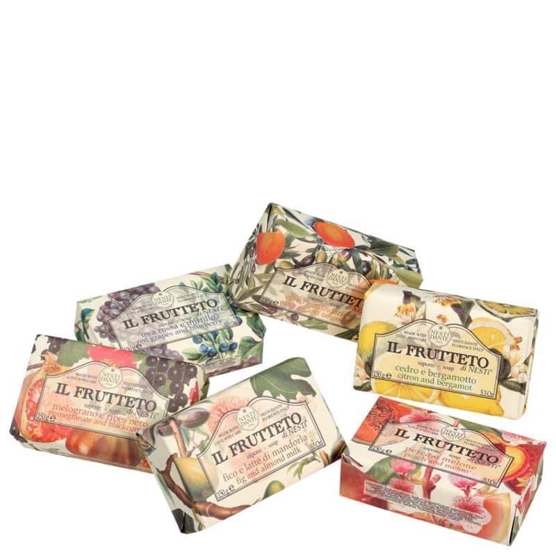 Kit Nesti Dante Collection Il Frutteto - Sabonetes em Barra 6x150g