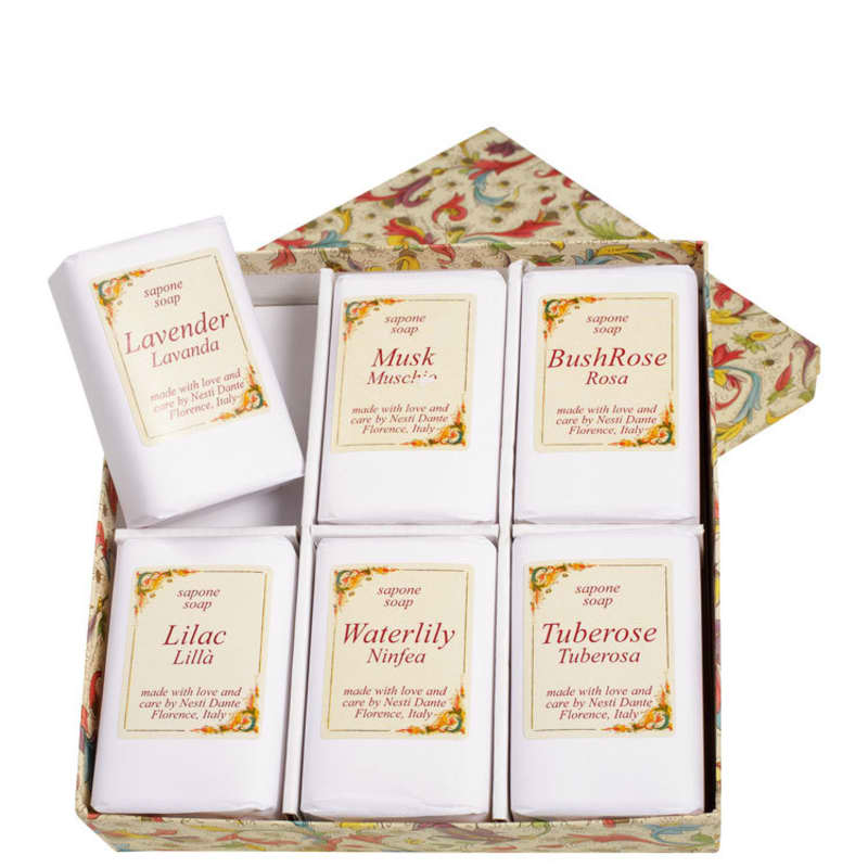Kit Nesti Dante Floral Notes - Sabonetes em Barra 6x100g