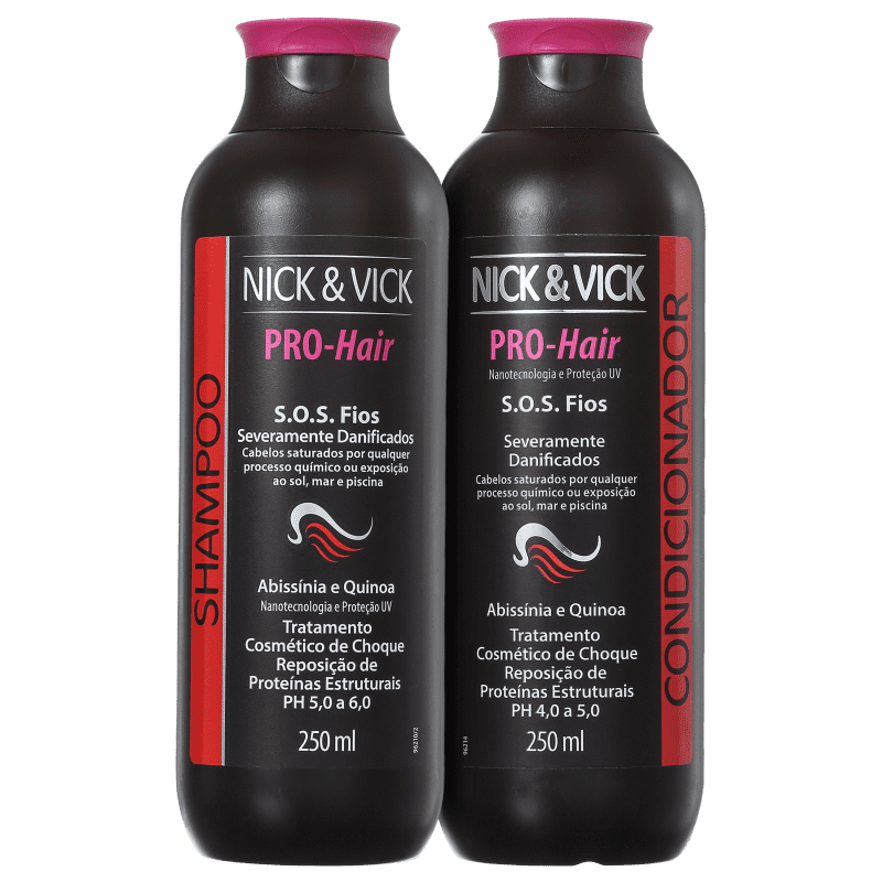 Kit Nick & Vick PRO-Hair S.O.S Fios Tratamento de Choque (2 Produtos)