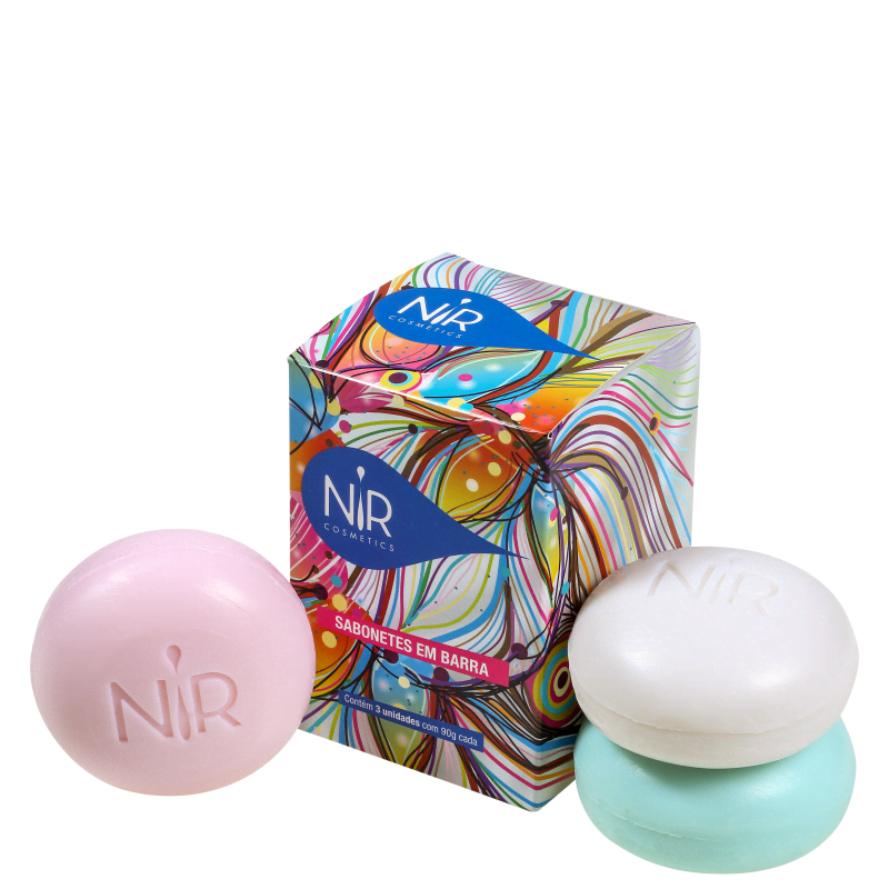 Kit Nir Cosmetics Bar - Sabonetes em Barra 3x90g