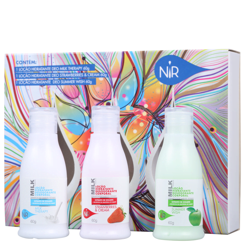 Kit Nir Cosmetics Mini Loções Milk Touch (3 produtos)