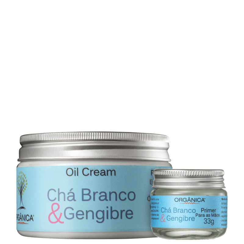 Kit Orgânica Hidratação Vegetal com Chá Branco & Gengibre (2 Produtos)