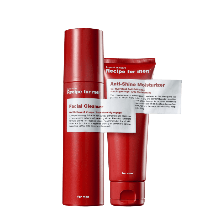 Kit Recipe for Men Clean Anti-Shine (2 Produtos)