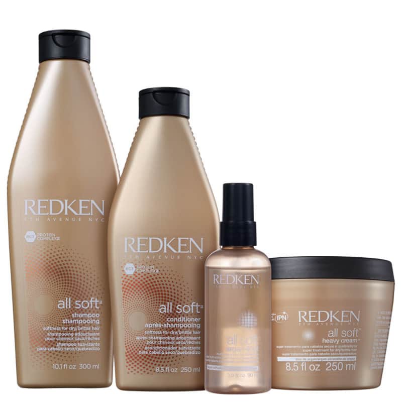 Kit Redken All Soft Heavy Argan-6 (4 Produtos)