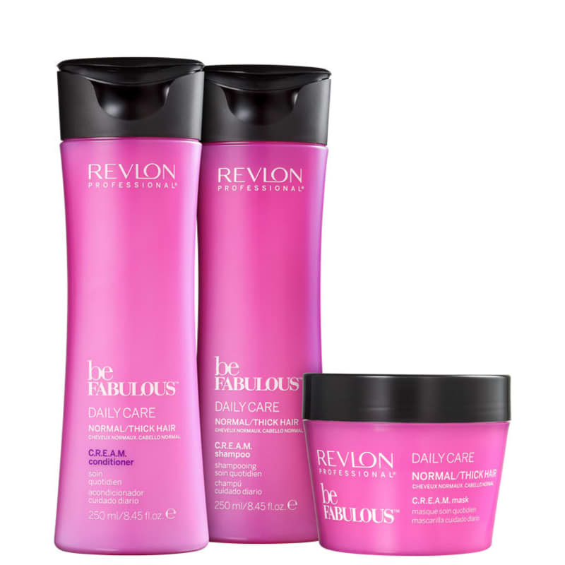 Kit Revlon Professional Be Fabulous C.R.E.A.M. Treatment (3 Produtos)