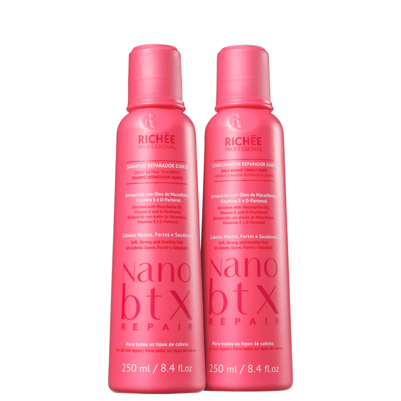 Kit Richée Professional Nano Botox Repair Duo (2 Produtos) Menor preço em Kit Richée Professional Nano Botox Repair Duo (2 Produtos)