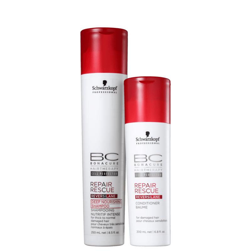 Kit Schwarzkopf Professional BC Bonacure Repair Rescue Reversilane Diário (2 Produtos)