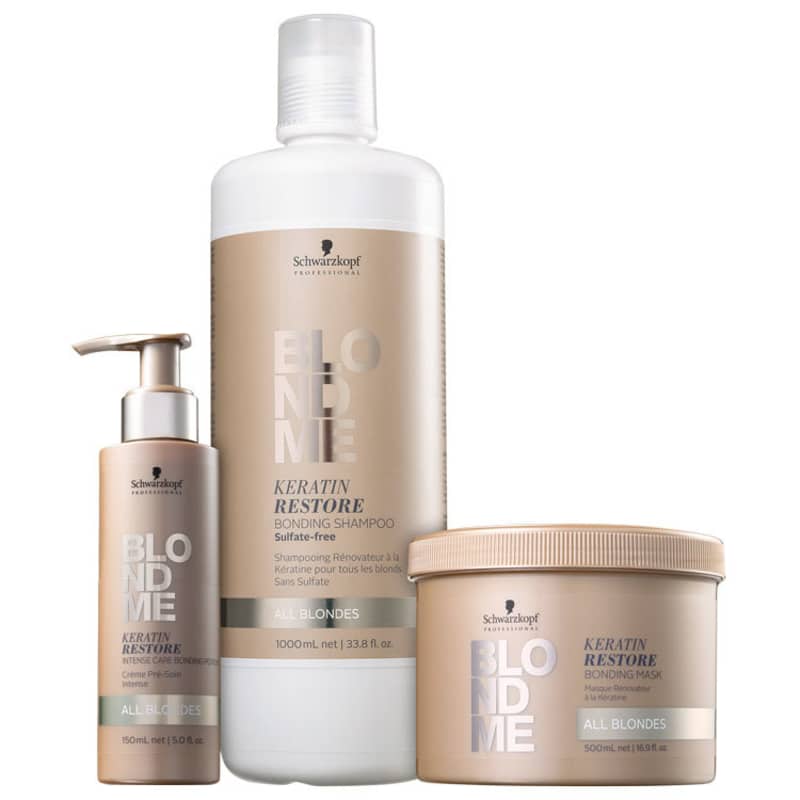 Kit Schwarzkopf Professional BlondMe Cuidado de Salão (3 Produtos)