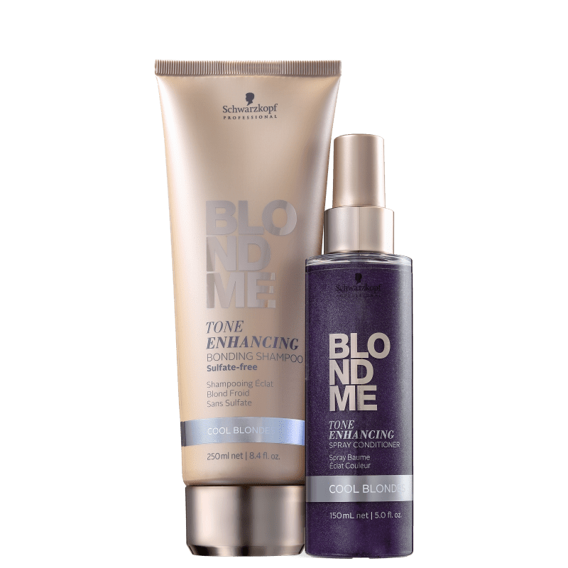 Kit Schwarzkopf Professional BlondMe Tone Enhancing Cuidado Diário (2 Produtos)