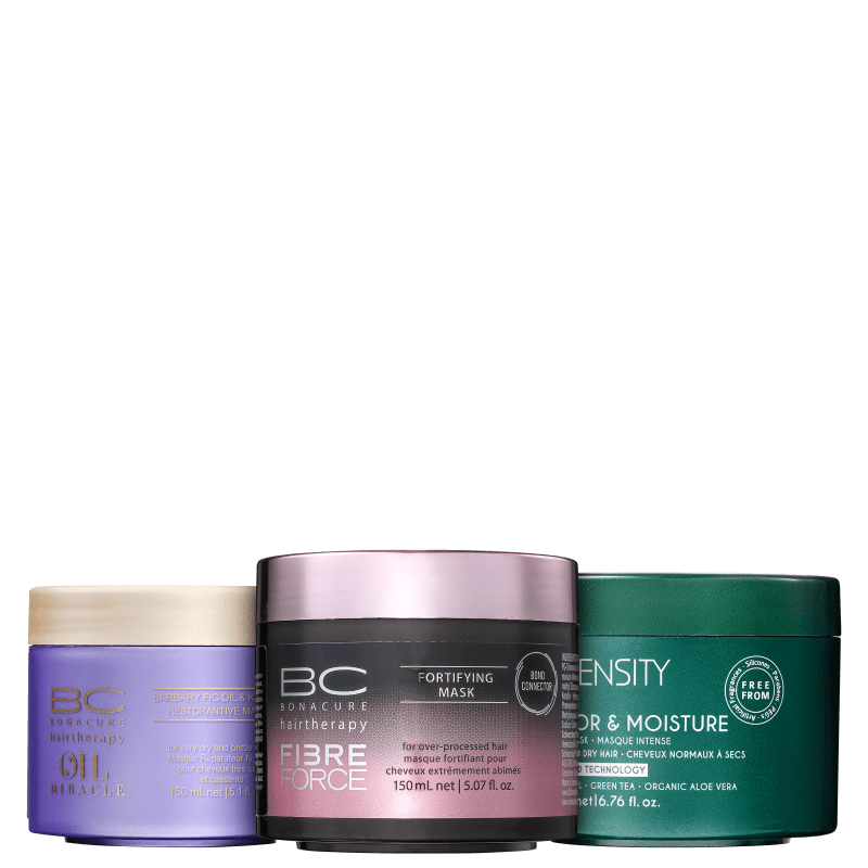 Kit Schwarzkopf Professional Cronograma Capilar Cabelos Coloridos (3 Produtos)