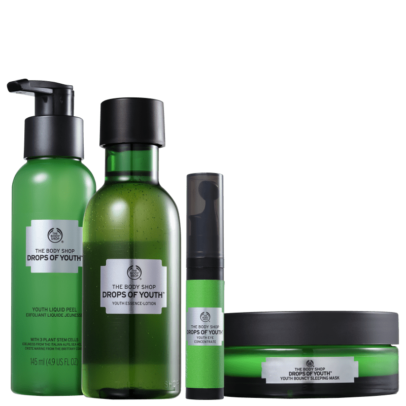 Kit The Body Shop Drops Of Youth Completo (4 Produtos)