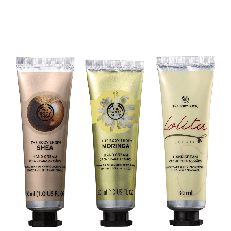 Kit The Body Shop Hand Trio - Cremes para as Mãos 3x30ml